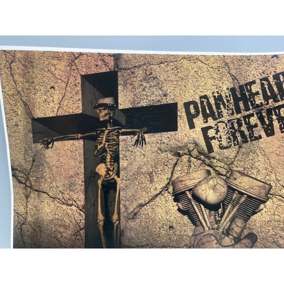 LE GM Harley Davidson motorcycle print artwork signed 6/50 16x12" READ - Picture 3 of 5